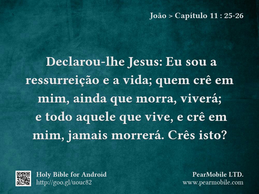 João, Capítulo 11:25-26